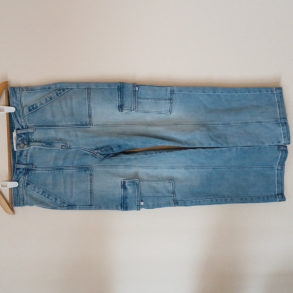 HIDDEN Los Angeles Tracey Cargo Straight Stretch Jean - Picture 2 of 7
